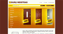 Desktop Screenshot of duru-meistras.lt
